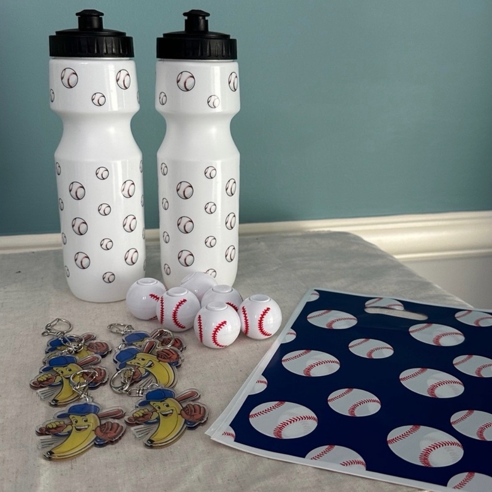 Baseball themed party favors - read listing for details